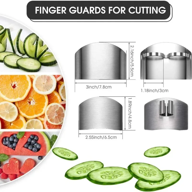 Kitchen Gadgets You Must Have - Stainless Steel Finger Guard, Kitchen Cutting