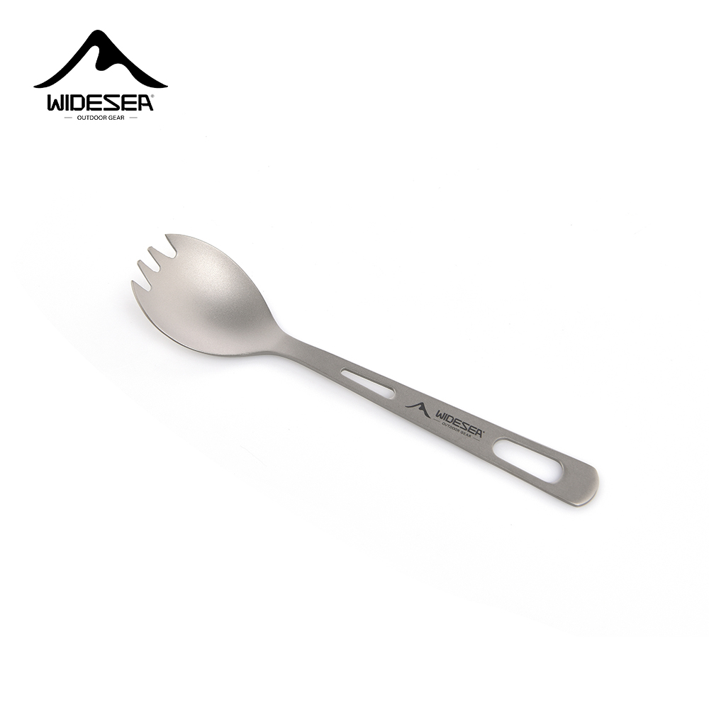 Kitchen Gadgets Products - Widesea Camping Cooking Set Spork Titanium