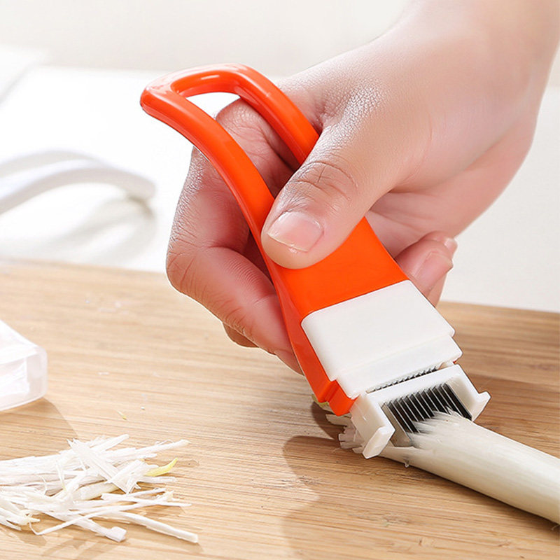 Kitchen Gadgets Green - Green Onion Shredder Knife, Multifunctional Scallion
