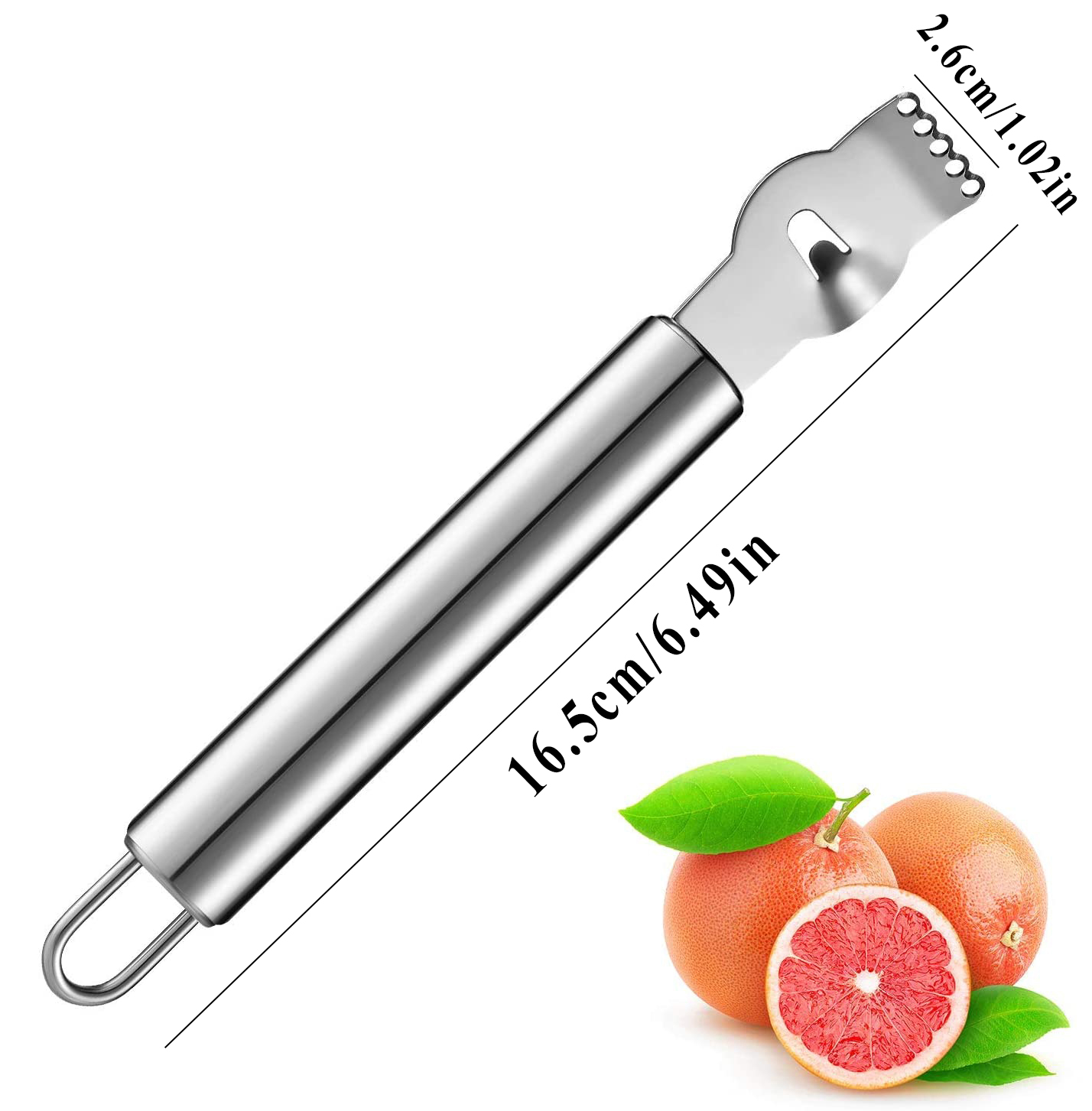 Kitchen Gadgets Peeler - Stainless Steel Lemon Zester Grater With