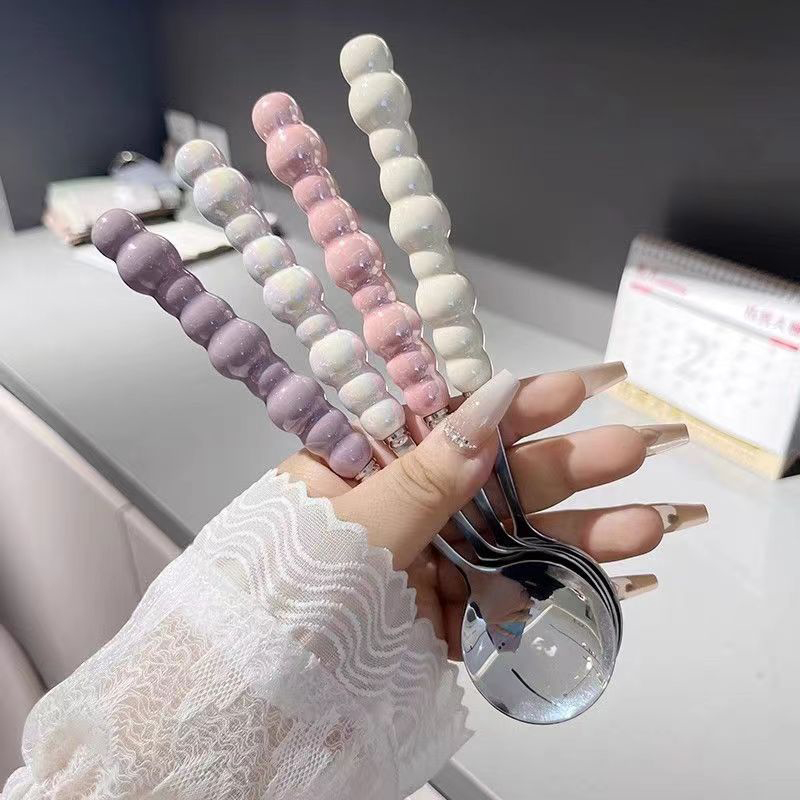 Kitchen Gadgets Oxo - Pearl Handle Spoon Stainless Steel Stirring