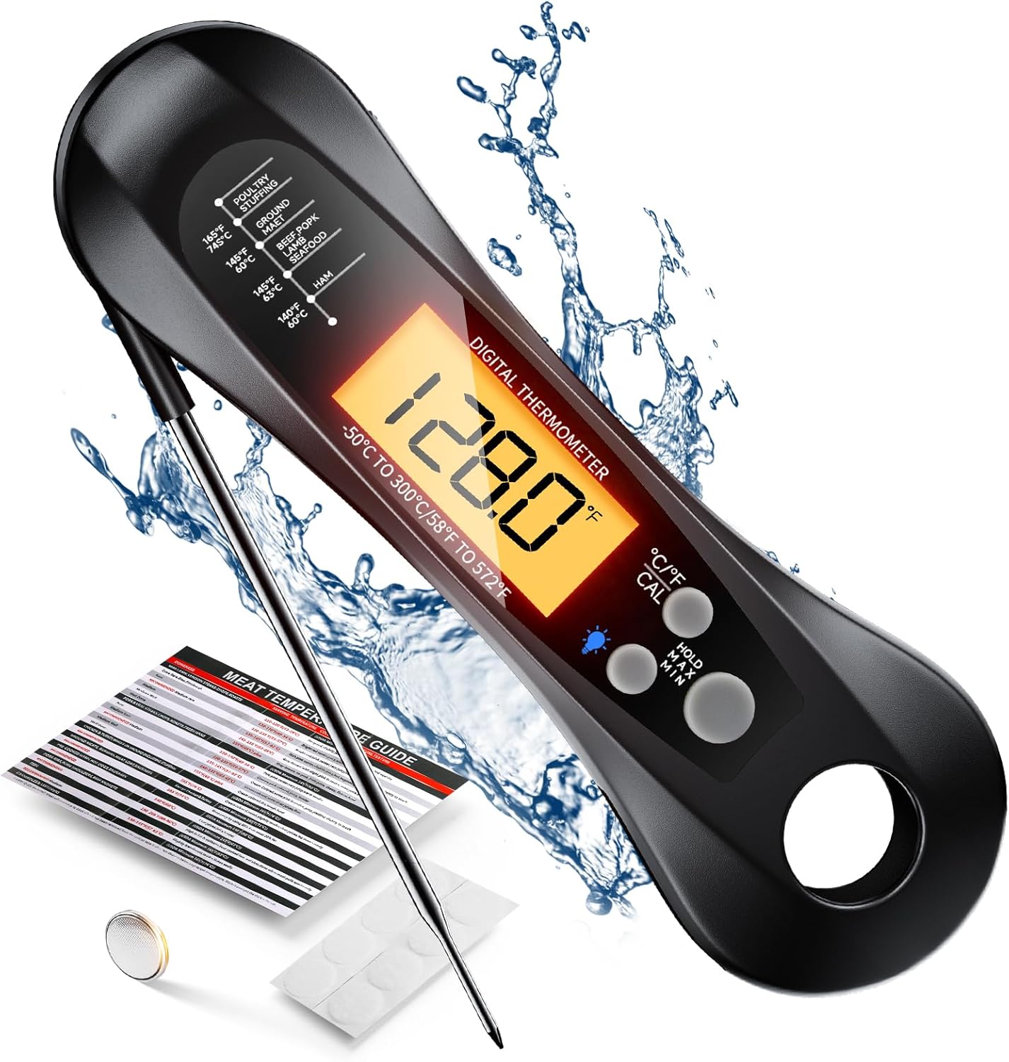 Digital Meat Thermometer Water - Meat Thermometer 评论和价格