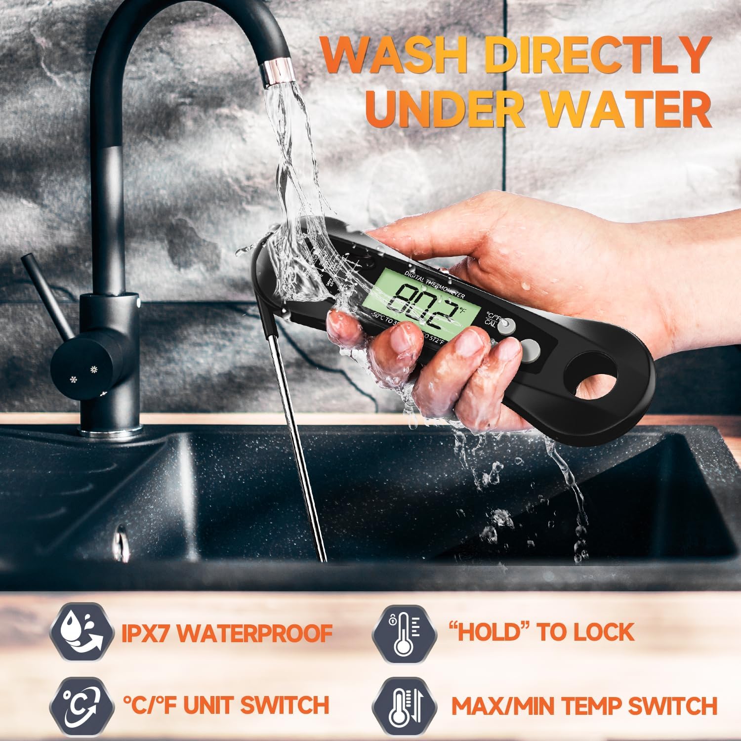 Digital Meat Thermometer Water - Meat Thermometer 评论和价格
