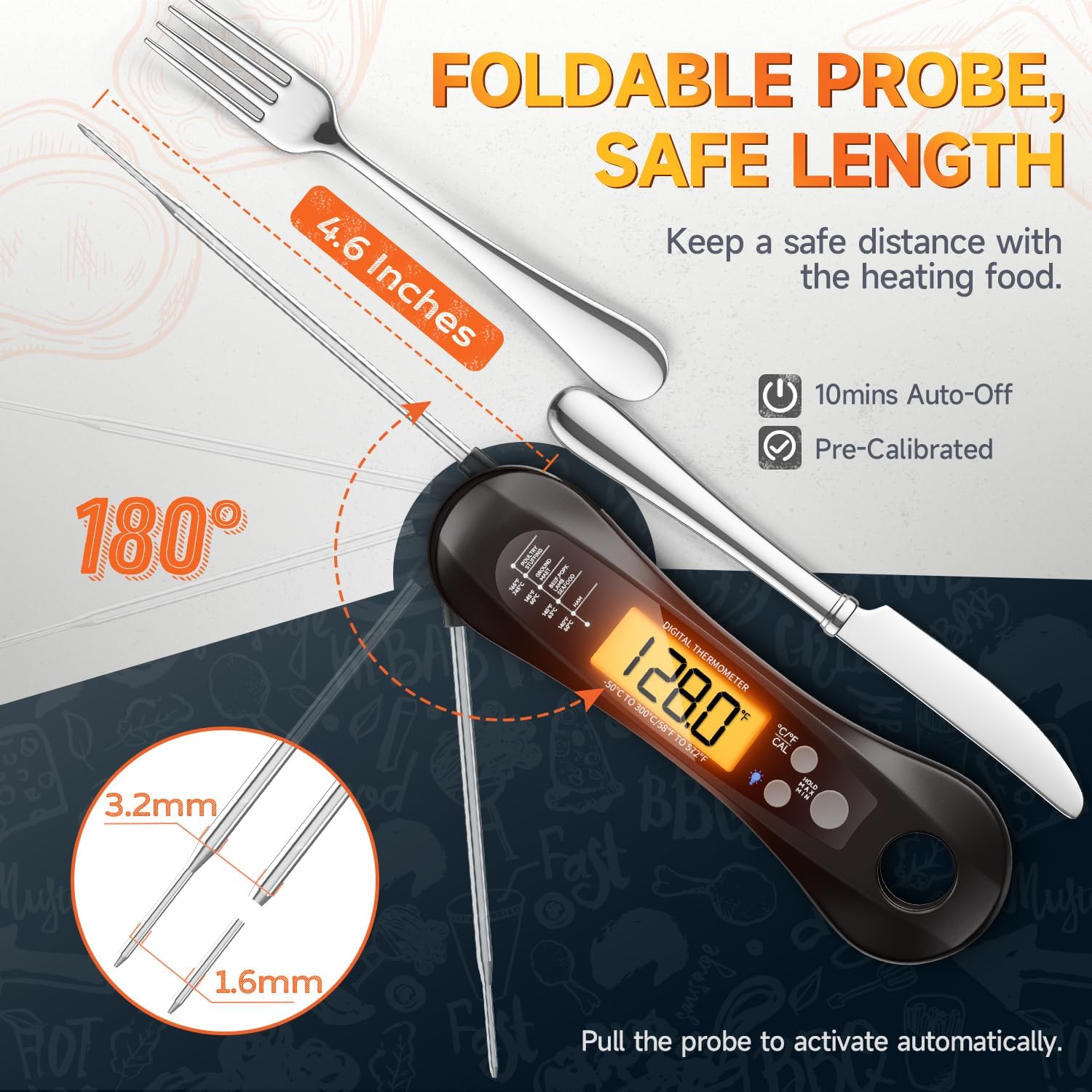 Digital Meat Thermometer Water - Meat Thermometer 评论和价格