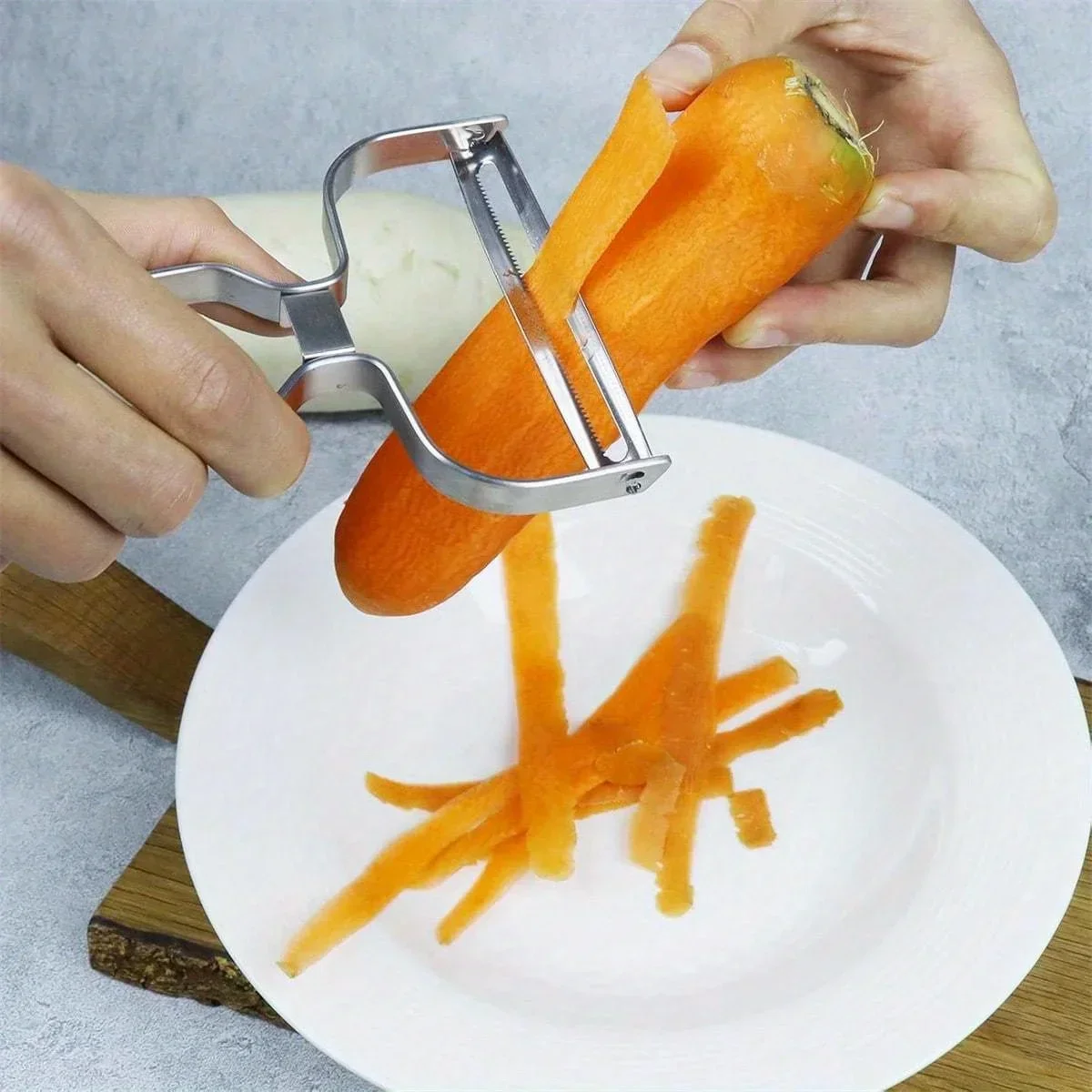 1pc Stainless Steel Peeler For - Kitchen Gadgets Peeler 评论和价格