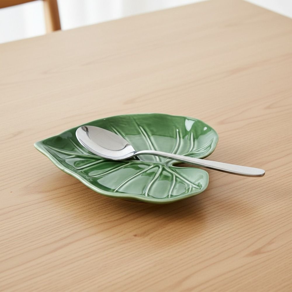 Kitchen Gadget Ceramic Leaf Sp - Kitchen Gadgets Green 评论和价格