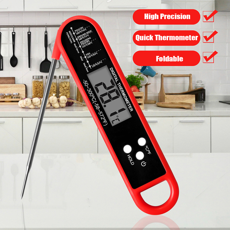 Foldable Meat Thermometer Digi - Meat Thermometer 评论和价格