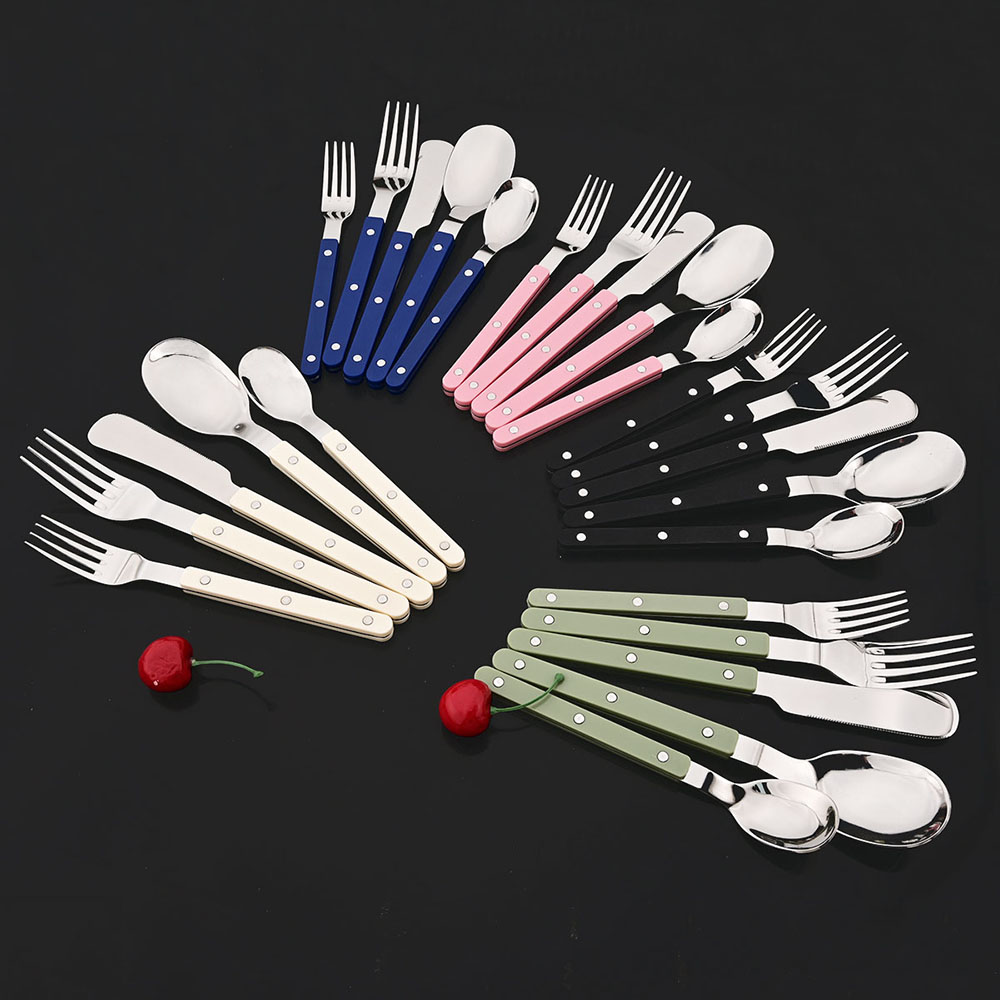 20Pcs Cutlery Set Acrylic Hand - Kitchen Gadgets Green 评论和价格