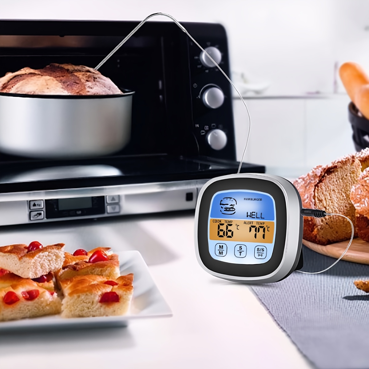 Digital Meat Thermometer BBQ T - Meat Thermometer 评论和价格