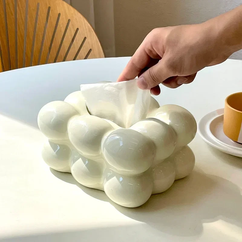Light Luxury Tissue Box Cerami - Kitchen Gadgets Luxury 评论和价格