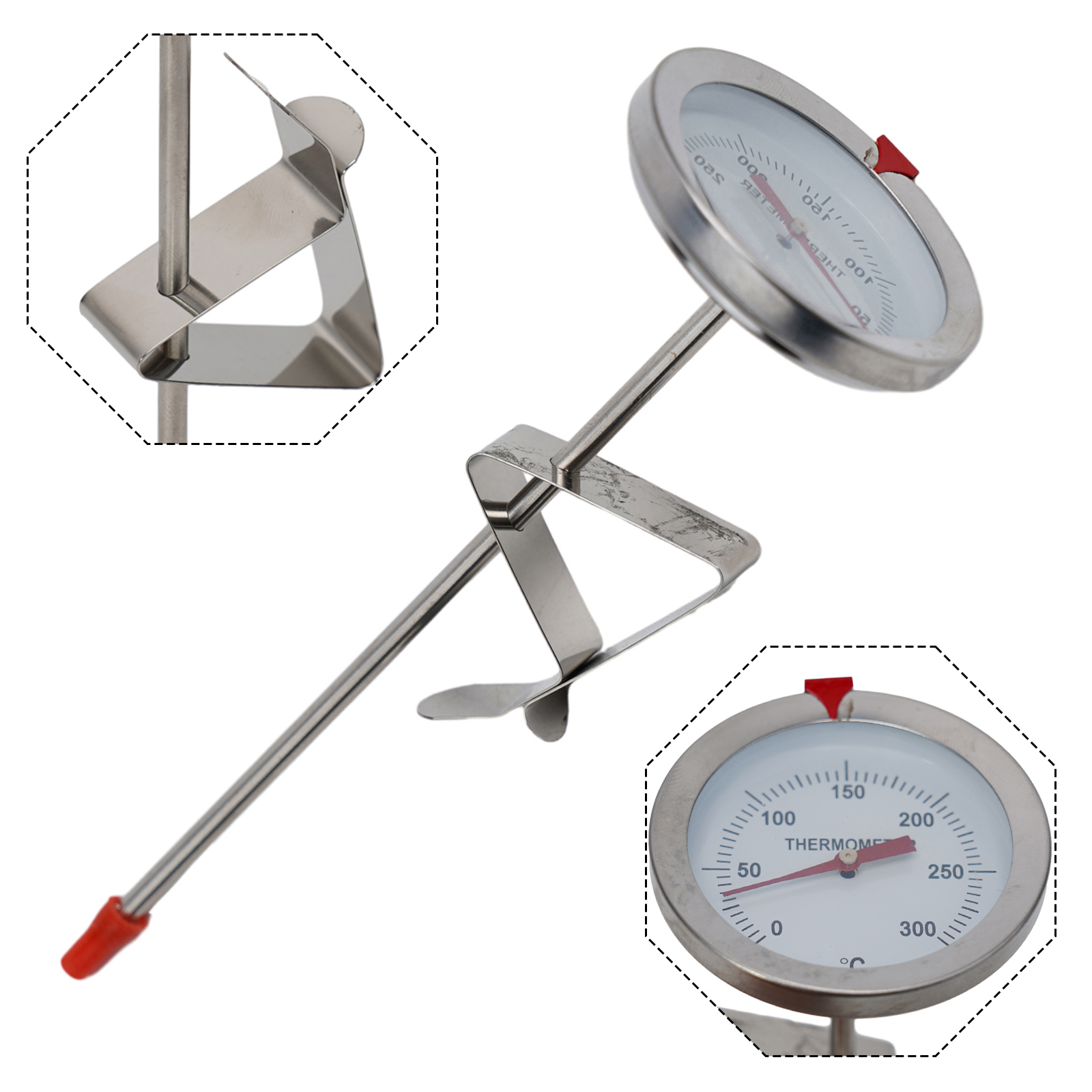 Stainless Steel Probe Thermome - Meat Thermometer 评论和价格
