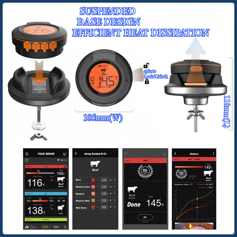 500 Degrees Oven Grill Barbecu - Kitchen Gadgets Under 500 评论和价格