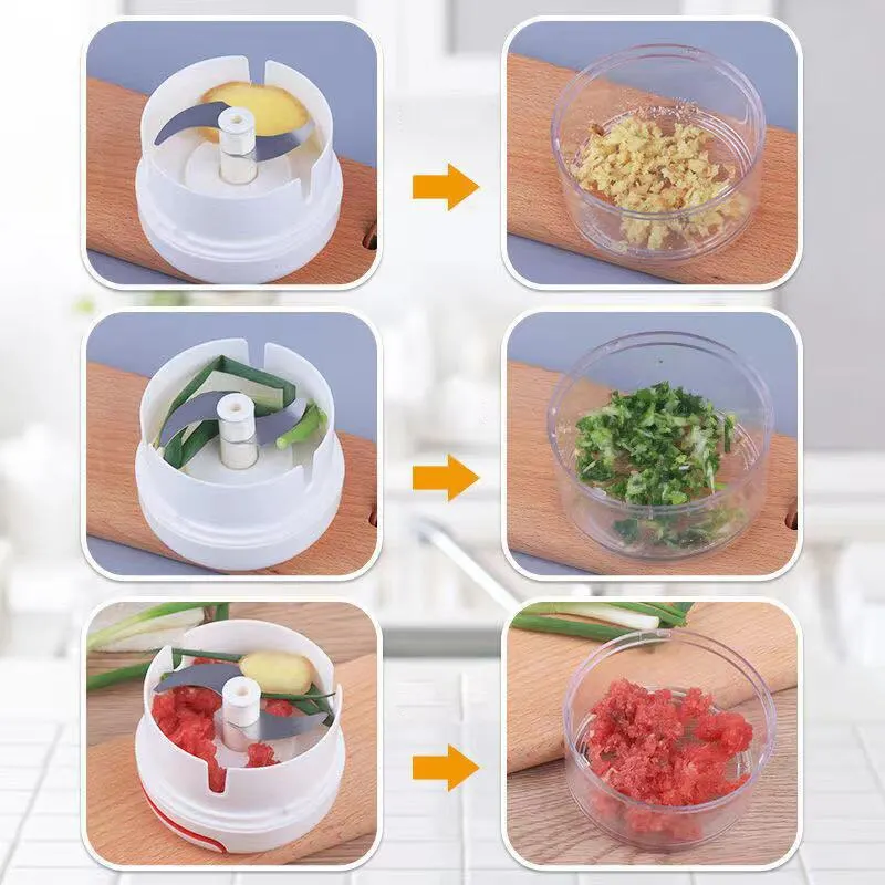 Plastic Garlic Crusher Press V - Kitchen Gadgets Peeler 评论和价格