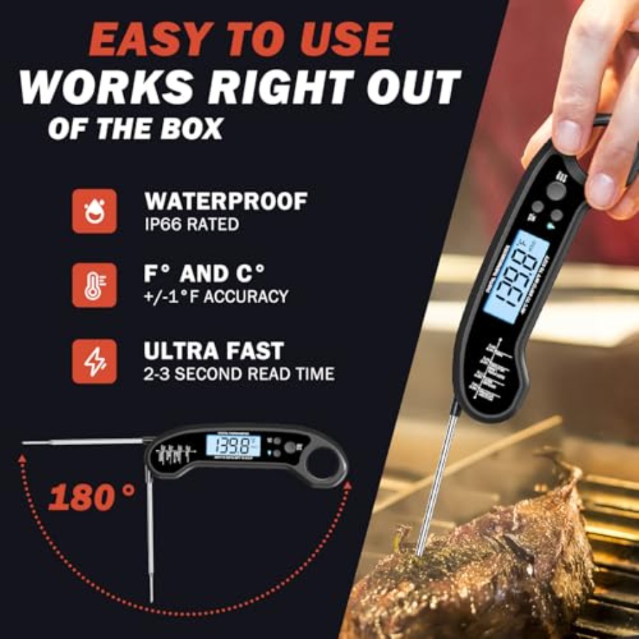Meat Thermometer Digital Insta - Meat Thermometer 评论和价格