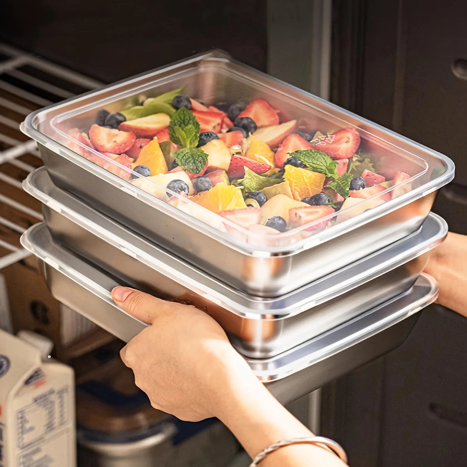 3pcs Stainless Steel Food Cont - Kitchen Gadgets Aliexpress 评论和价格