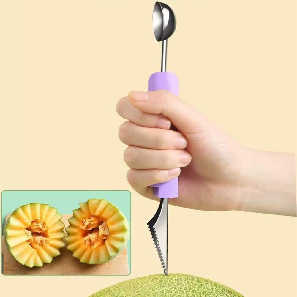 3 in 1 Melon Scoops Double-Hea - Kitchen Gadgets Peeler 评论和价格