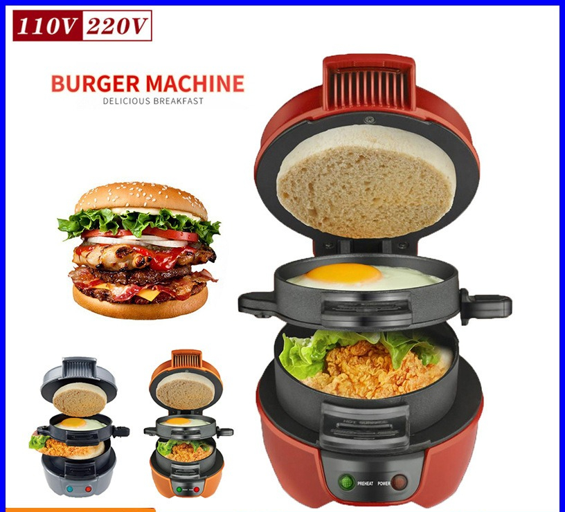US 110V European 220V Hamburge - Breakfast Sandwich Maker 评论和价格