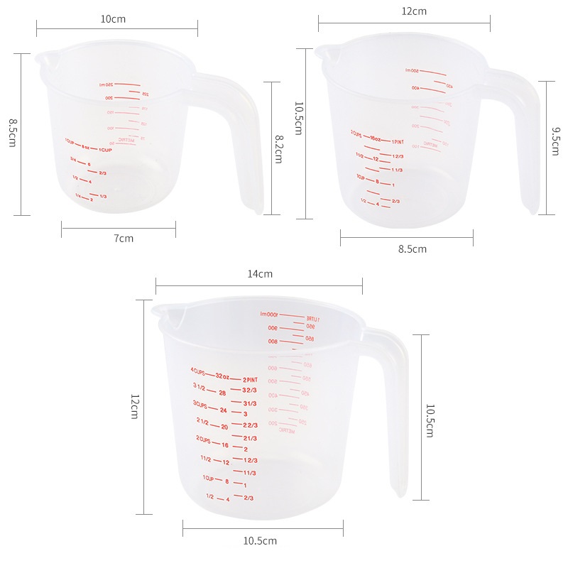 250/500/1000ML Easuring Cup Me - Kitchen Gadgets Under 500 评论和价格